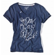 Dámske tmavomodré tričko EVA