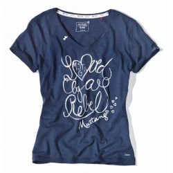 Dámske tmavomodré tričko EVA