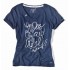 Dámske tmavomodré tričko EVA