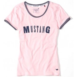 Dámske ružové tričko s podtlačou Lorena