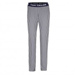 Pruhované dlhé dámske nohavice TOM TAILOR Pruhované dlhé dámske nohavice TOM TAILOR