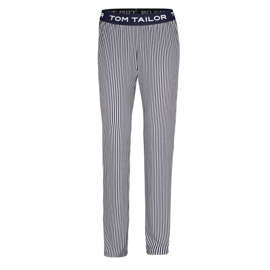 Pruhované dlhé dámske nohavice TOM TAILOR TOM TAILOR