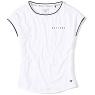 Dámske biele tričko s krátkym rukávom Claire