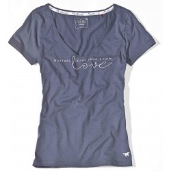 Dámske antracitové tričko s krátkym rukávom Caroline