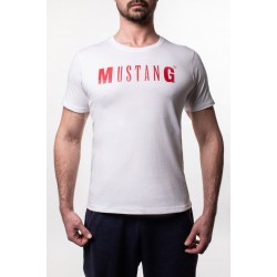 Pánske biele tričko Mustang Pánske biele tričko Mustang