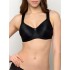 Dámska čierna podprsenka s kosticami Minimizer