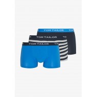 Trojbalenie pánskych boxeriek (modrá / čierna / pásikavá)