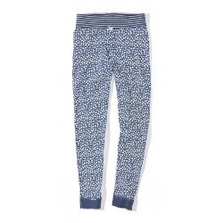 Dámske bielo-modré nohavice CLEO