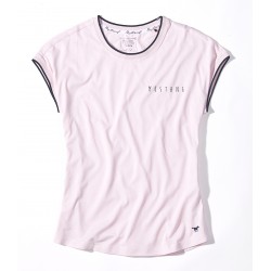 Dámske svetloružové tričko s krátkym rukávom Claire