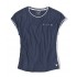 Dámske modré tričko s krátkym rukávom Claire