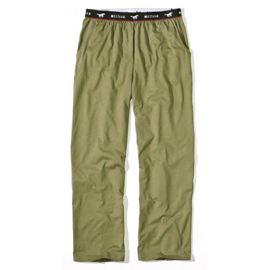 Pánske zelené dlhé nohavice Brian MUSTANG