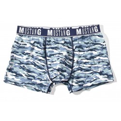 Pánske maskáčove modré boxerky AREK  Pánske maskáčove modré boxerky AREK