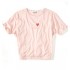 Dámske ružové tričko DASHES