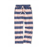 Dámske modro-ružové nohavice BLOG STRIPES