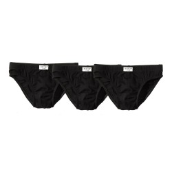 Výhodné balenie pánskych čiernych slipov JULES (3ks)