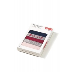 Set nohavičiek Tara - modrá, ružová a červená Set nohavičiek Tara - modrá, ružová a červená