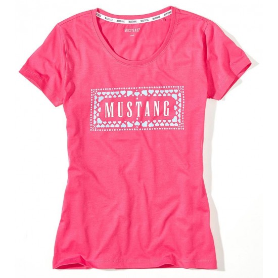 Dámske ružové tričko HAZEL MUSTANG