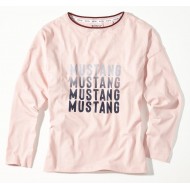 Dámske ružové tričko s dlhým rukávom HAILEY