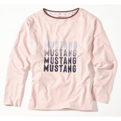 Dámske ružové tričko s dlhým rukávom HAILEY